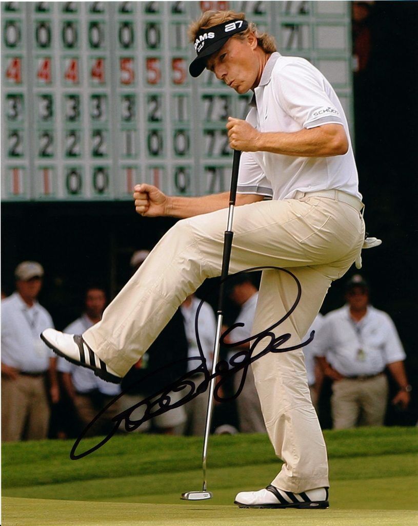 Bernhard Langer Autographed Signed 8x10 Photo Poster painting PGA COA CFS  Shipping