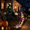 Halloween Witch Cauldron Garden Light for Lawn Porch Patio Walkway Entryway