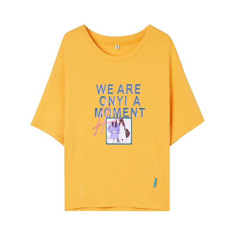 Printing Customized Summer Loose T-shirt Women's Short Top