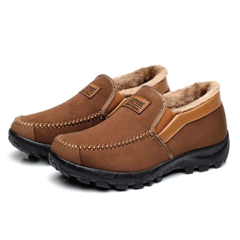 ✨70% OFF TODAY✨Men's Good arch support Outdoor Warm Lightweight Walking Slip On Sneakers trabladzer