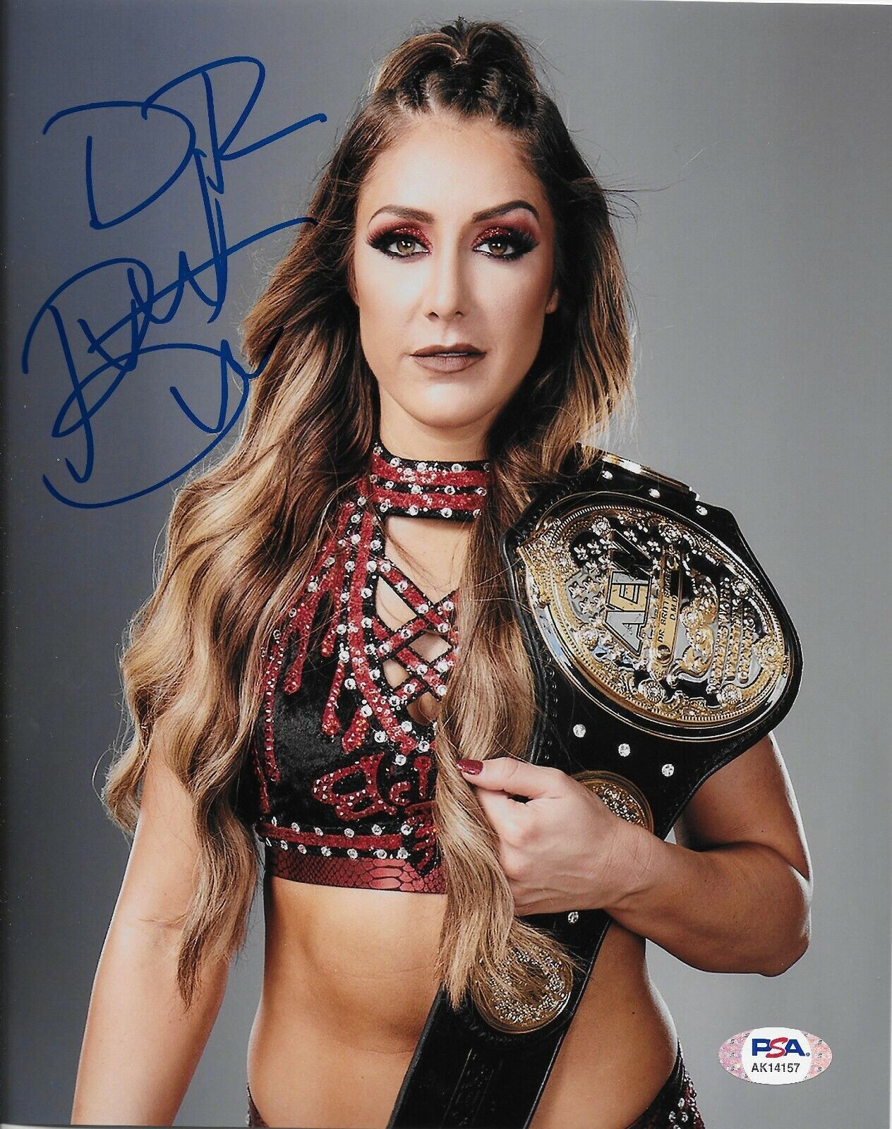 Dr Britt Baker DMD AEW Signed Autograph 8x10 Photo Poster painting #2 w/ PSA COA