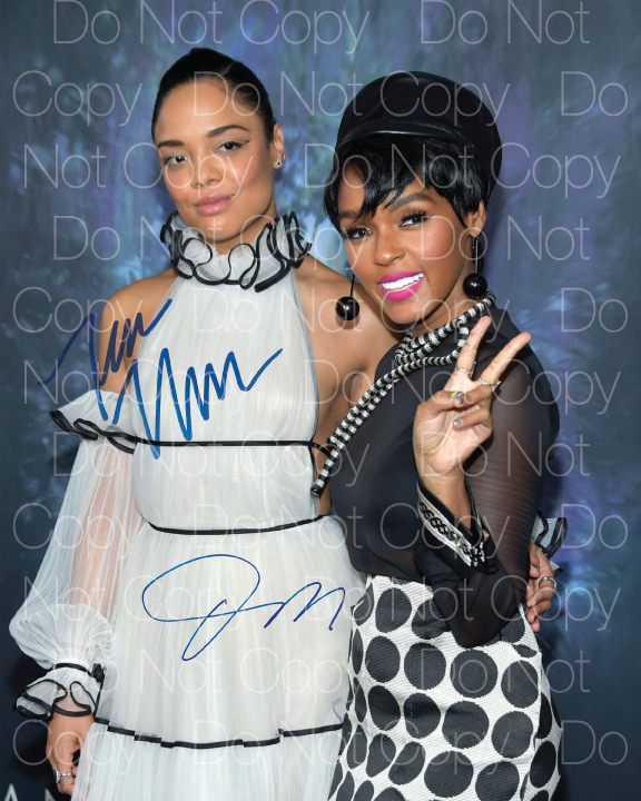 Janelle Monae Tessa Thompson signed 8X10 Photo Poster painting picture poster autograph RP