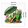 Holiday Umbrellas-11CT Stamped Cross Stitch 40*40cm/15.75*15.75in tapestrymarket