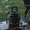 1.3L Outdoor Camping Kettle with Handle Anti-Slip Pot Tourist Cookware Supplies