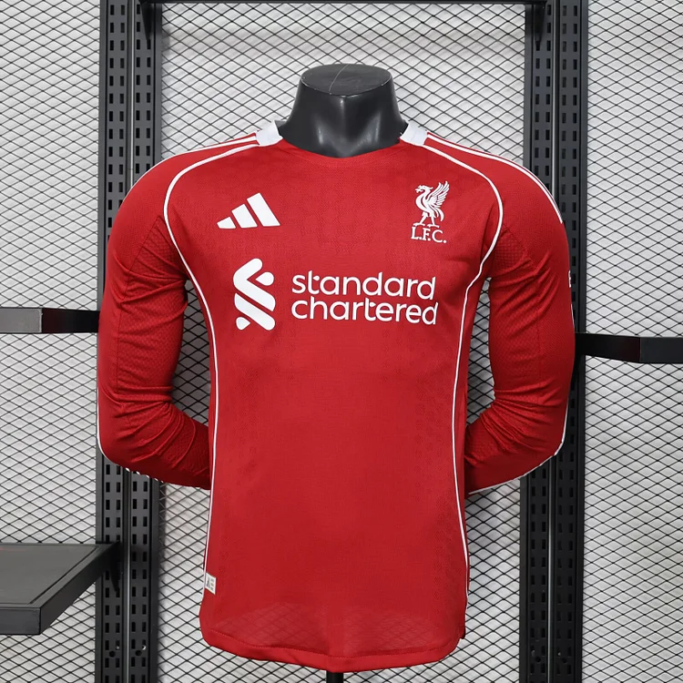 25/26 Liverpool home long sleeve player version