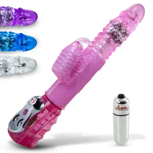 pornhint Pornhint Rabbit Vibrator LeLuv Auto-Thrusting and Intimate Massager
