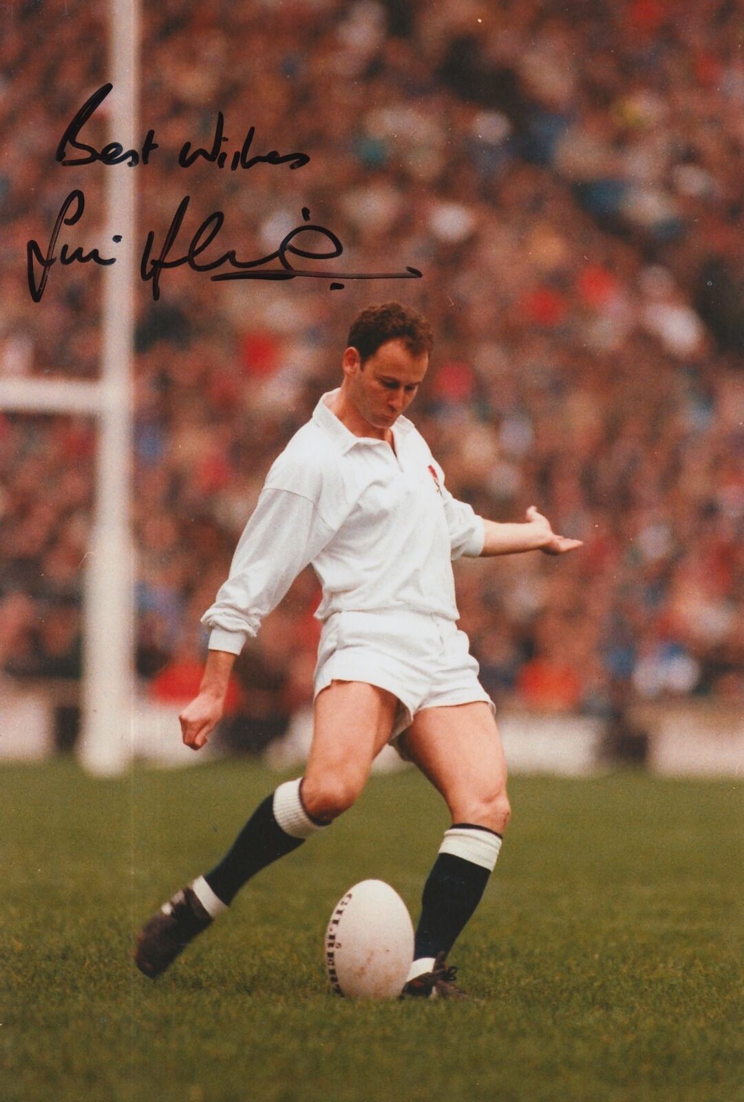 Simon Hodgkinson Hand Signed England Rugby 12x8 Photo Poster painting 2.