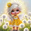 Kit d&rsquo;art diamant&eacute; partiel Angel Girl en forme sp&eacute;ciale de 5d &agrave; la maison, 30x30cm
