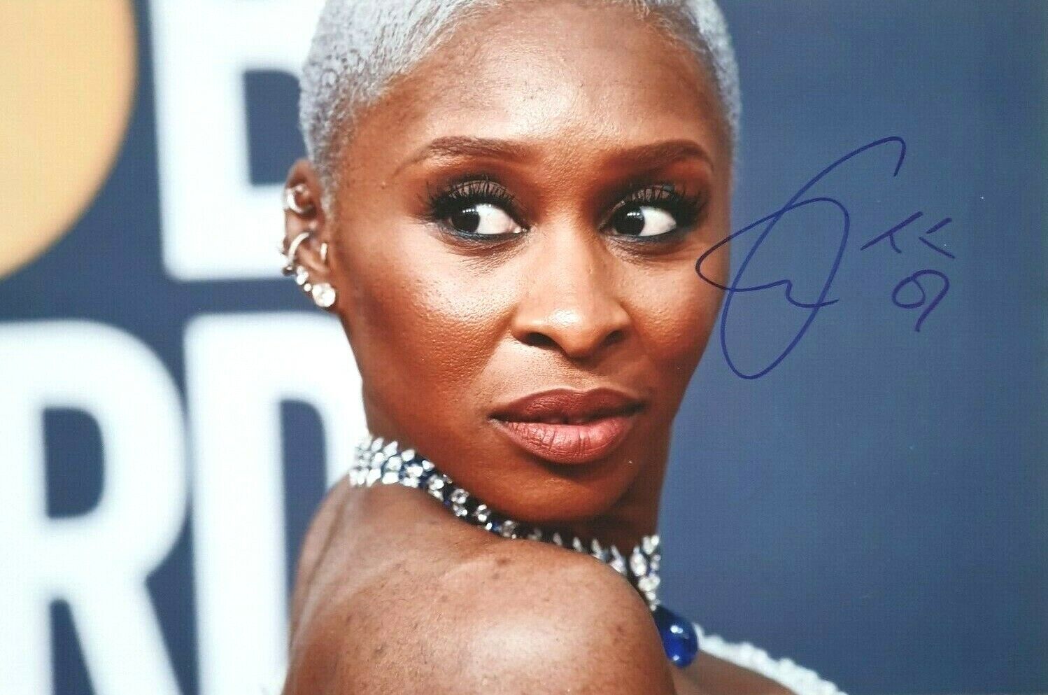 CYNTHIA ERIVO In-Person Signed Autographed Photo Poster painting RACC COA Harriet Chewing Gum