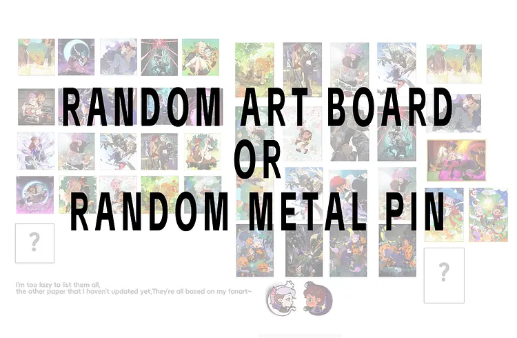 [Fanarts]🎀Random🎀Buy5, Get20%Off