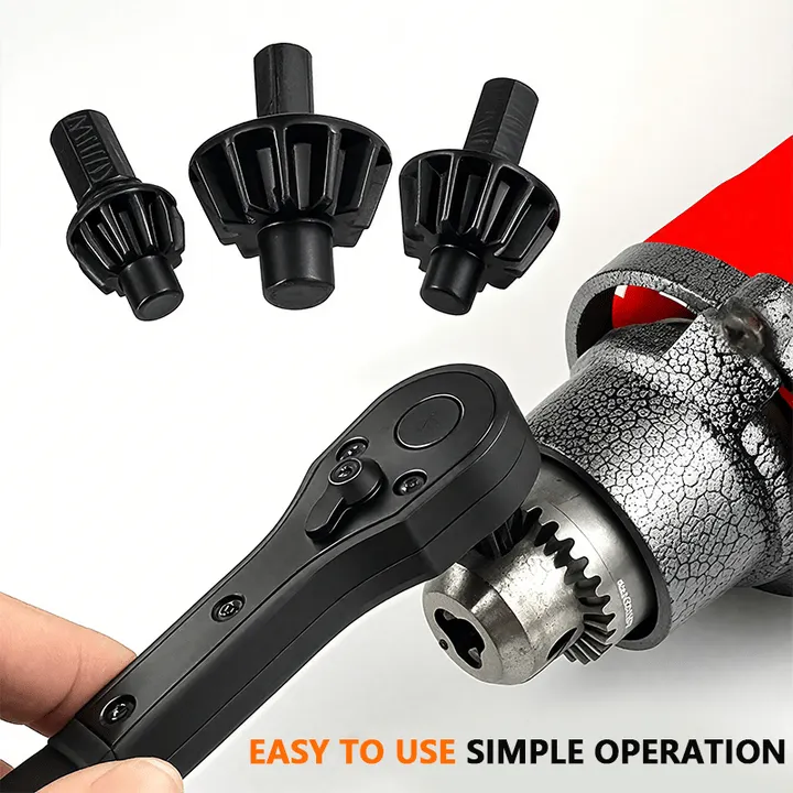 🛠️Father's Day Hot Sale 49% OFF🔥2 in 1 Drill Chuck Ratchet Spanner