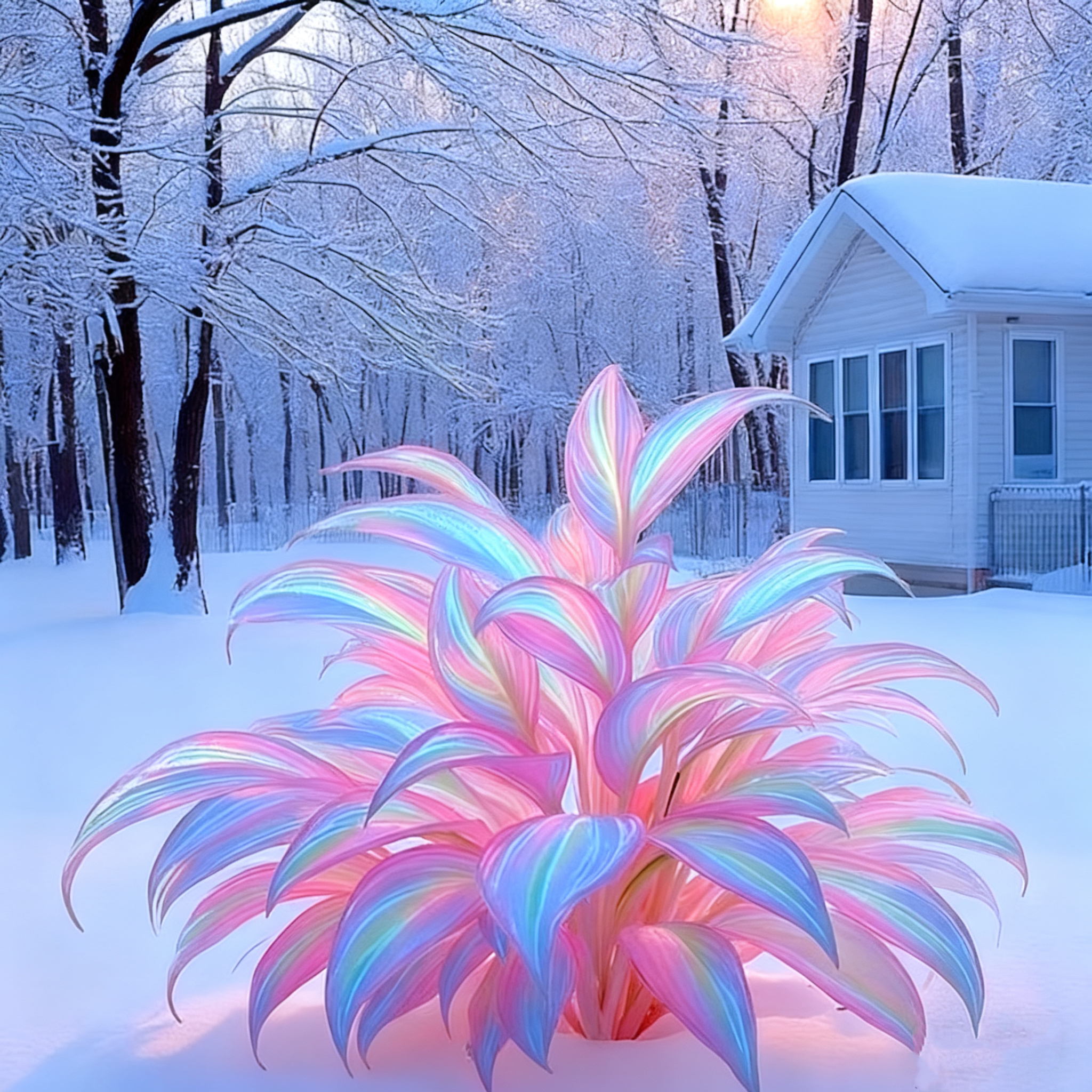 🌈 Dream Aurora Hosta &ndash; Grow Iridescent Magic in Your Garden! ✨