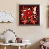 Diamond Painting - Full Round Drill - Christmas Poinsettia(Canvas|30*30cm)