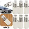 6pcs - Straight Check Engine Light Eliminator Car O2 Sensor Adapter with Mini CAT