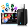Wired To Wireless Carplay & Android Auto 2 in 1 Dongle USB Plug and Play Adapter