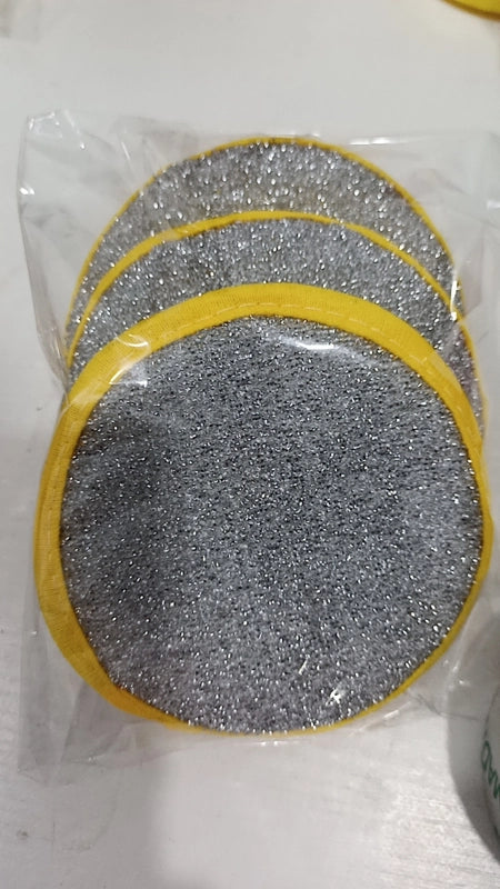 Double-sided Sponge Wipe Kitchen Bowl Washing Sponge Brush Pot Artifact Household Cleaning Cloth Oil-free Scrubbing Cloth Steel Wire Ball