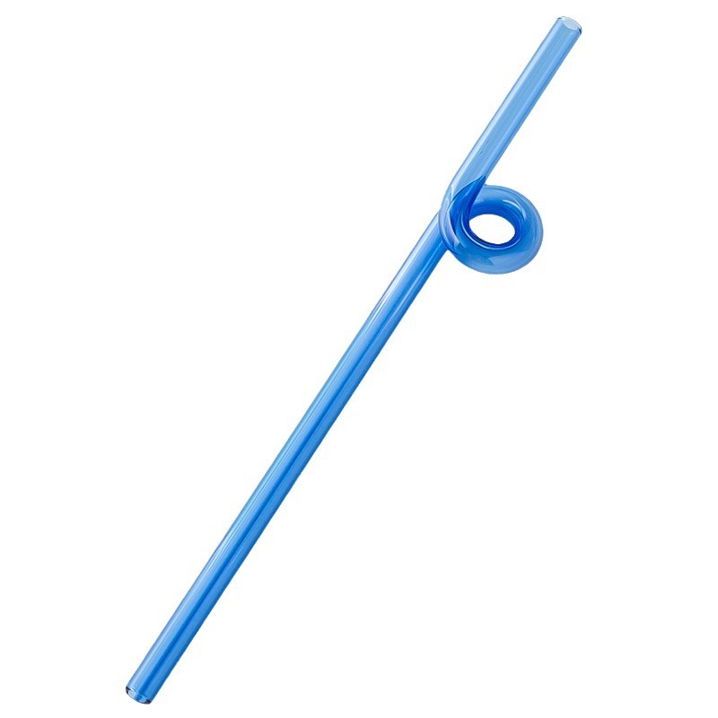 Maneifurui™ Niuniu Reusable Glass Drinking Straw