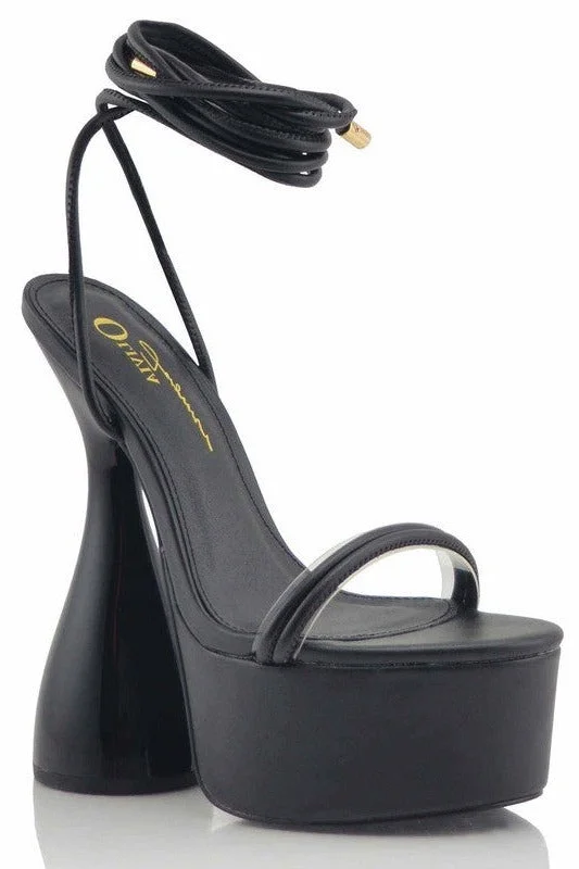 Disco Style Heel Sandal