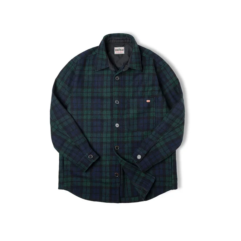 Aonga Retro Plaid Overshirt