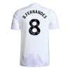 B.FERNANDES #8 Manchester United Away Authentic Soccer Jersey 2025/26