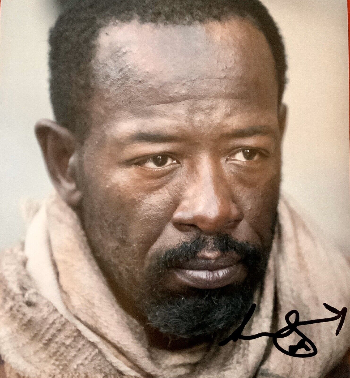 Lennie James ( Morgan Jones) Fear The Walking Dead- Signed 10X8 Photo Poster painting COA