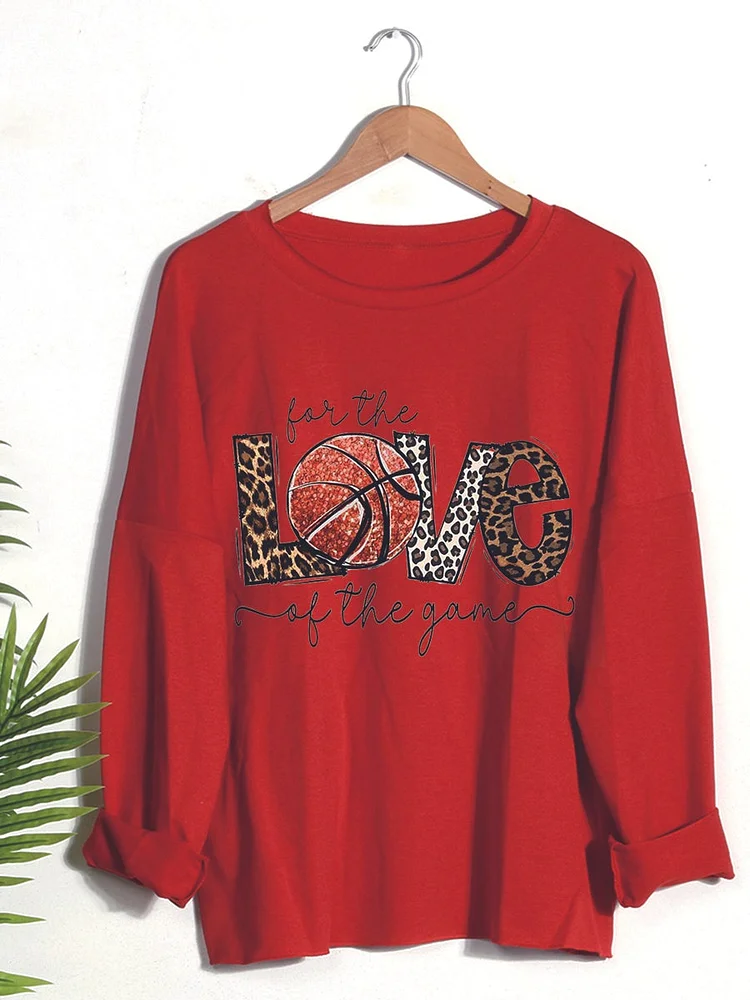 For the love of the game Sweatshirt-00874-Annaletters