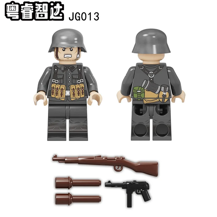 World War II Military Minifigures J0004 Brick Blocks Construcion Toy