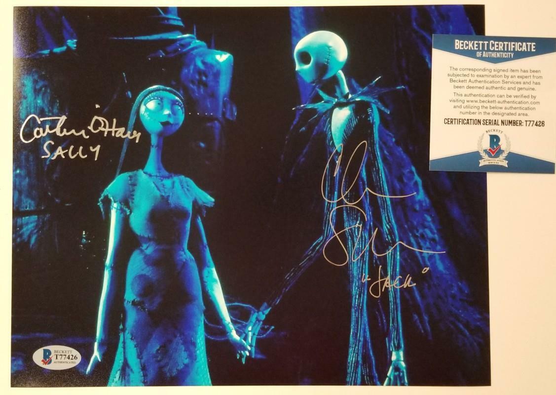 Chris Sarandon & Catherine O'Hara signed Nightmare 8x10 Photo Poster painting #2 Jack ~ BAS COA