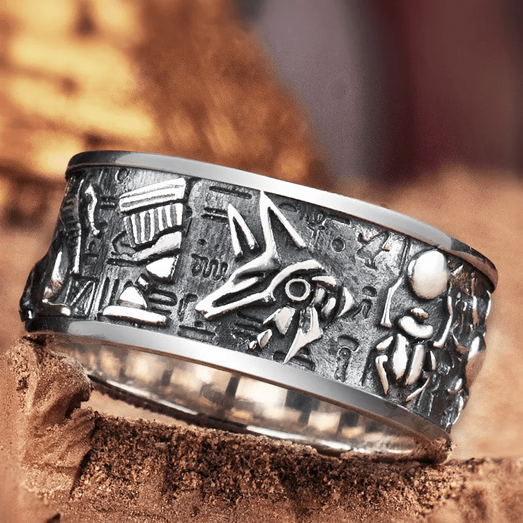 Coutureaura The Gods Of Egyptian Relief Ring