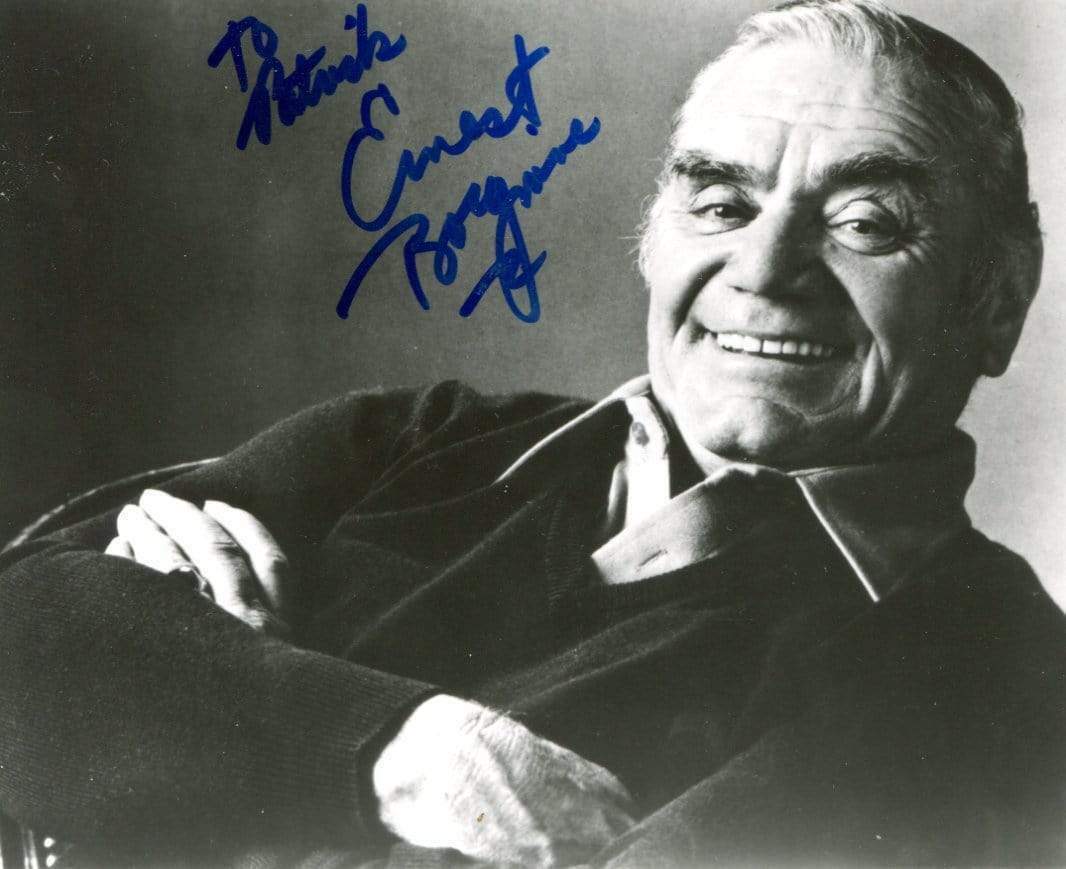 Ernest Borgnine (+) ACTOR ACADEMY AWARD autograph, signed Photo Poster painting