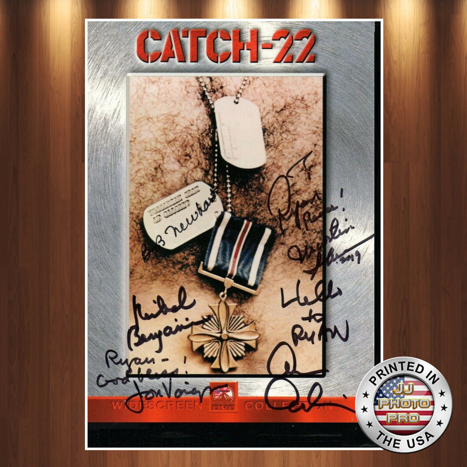 Jon Voight Sheen Arkin Autographed Signed 8x10 Photo Poster painting (Catch 22) REPRINT