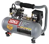Senco PC1010 1/2- Horsepower 1-Gallon Matte Finish and Trim Portable Hot Dog Air Compressor, Gray/Red