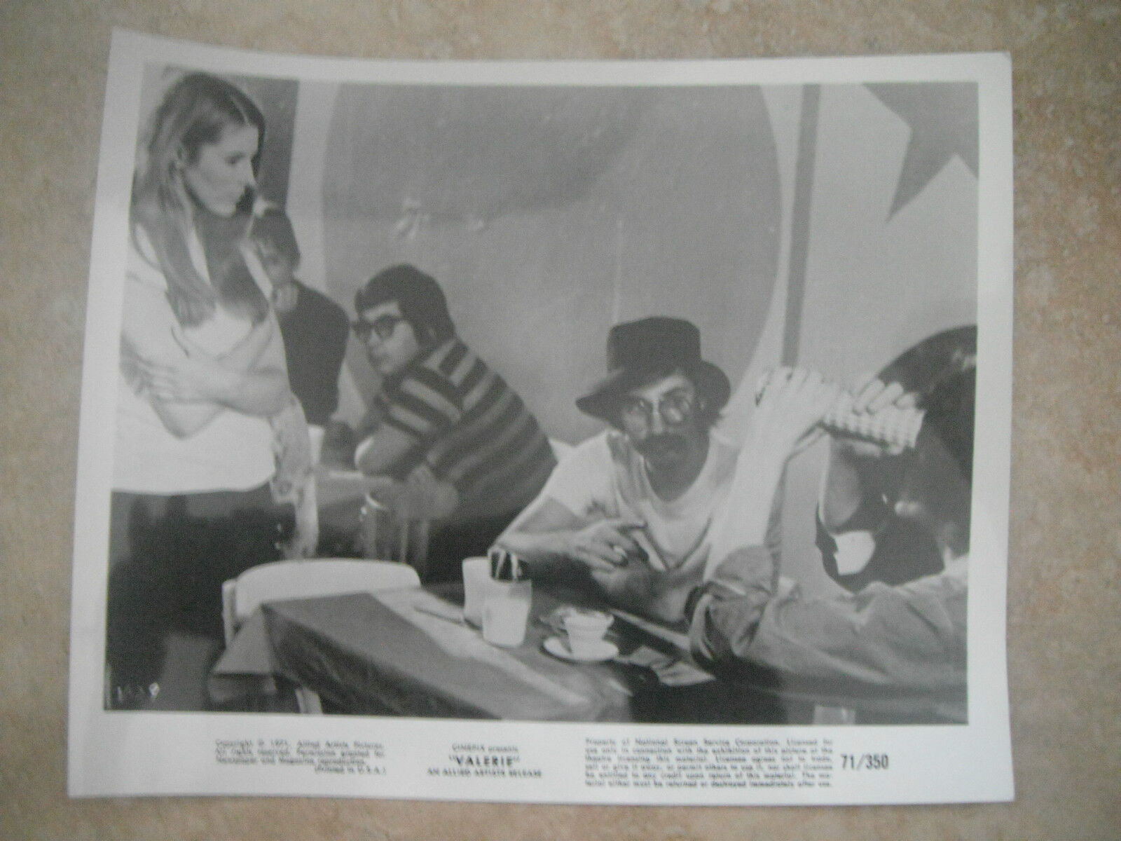 Valerie 1971 Week of Wonders B&W 8x10 Promo Photo Poster painting Original Lobby Card #3