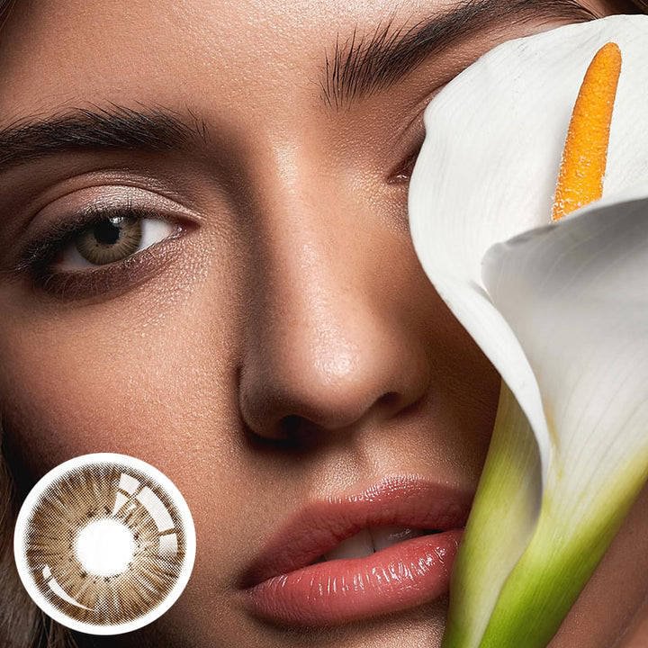 【NEW】Pattaya Sahara Brown Colored Contact Lenses Yearly