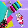Strawberry Ice Cream Fridge Magnet Cross Stitch Kit Gifts tapestrymarket