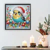 Diamond Painting - Partial Special Shaped Drill - Winter Parrot(Canvas|30*30cm)