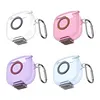 TPU Earphone Case Fit for Anker Soundcore P31i with Safety Lock and Carabiner TPU Shockproof Cover Anti Drop Earbuds Accessories