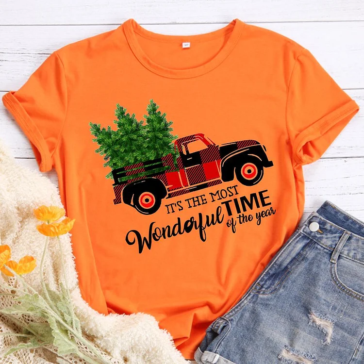 Most Wonderful Time Of The Year T-shirt Tee -596287-Annaletters