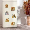 (US Local)6Pcs Diamond Painting Refrigerator Magnets Diamond Art Kits for Adults (Yaks)