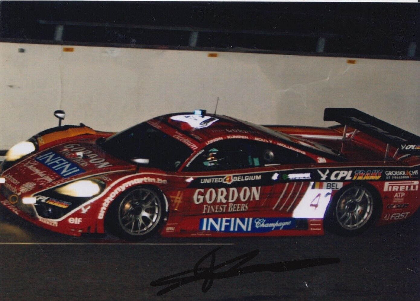 Anthony Kumpen Hand Signed 7x5 Photo Poster painting - Le Mans Autograph 2.