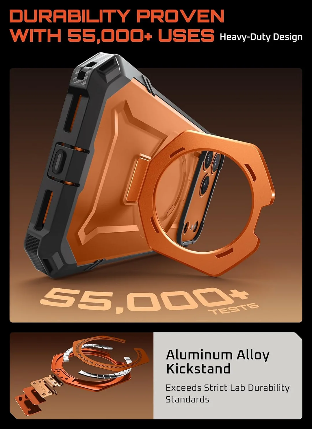 Compatible with iPhone 17 Pro Max Case with Kickstand (Unicorn Beetle Grip), [Camera Control Cover] [MagSafe Compatible] [Military-Grade Drop Protection] Heavy Duty Magnetic Phone Case