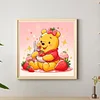 Diamond Painting -5D Full Round Drill Bear Strawberry