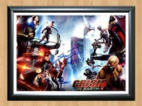 Crisis on Earth-X Arrowverse Cast Signed Autographed Photo Poster painting Poster Print Memorabilia A2 Size 16.5x23.4