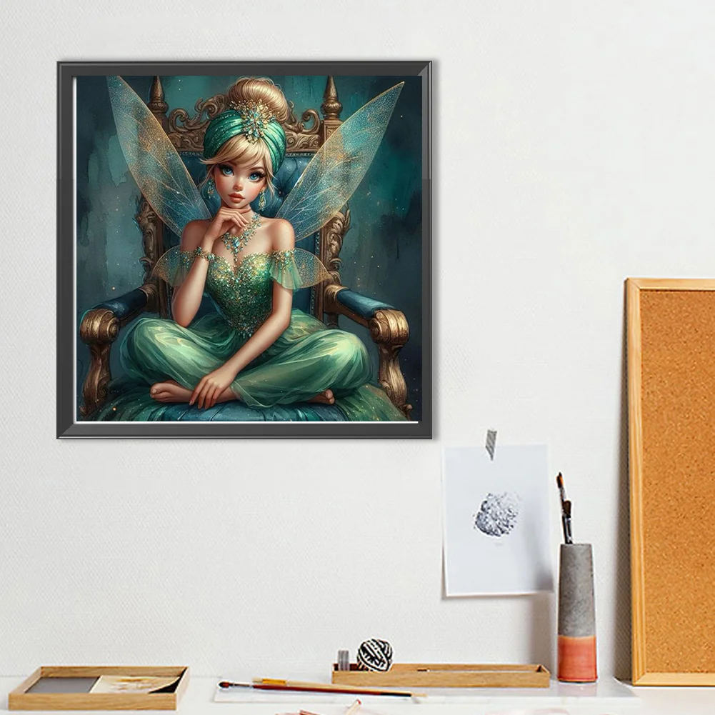 Diamond Painting - Full Round Drill - Tinker Belle(Canvas|40*40cm)
