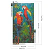 Papagei - Rundbohrer Diamantmalerei - 40*70cm (gro&szlig;e Gr&ouml;&szlig;e)