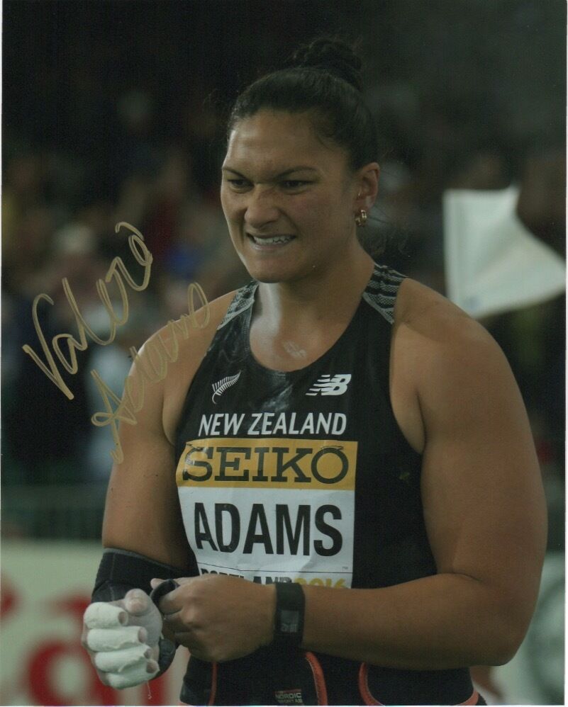 New Zealand Valerie Adams Autographed Signed 8x10 Photo Poster painting COA B