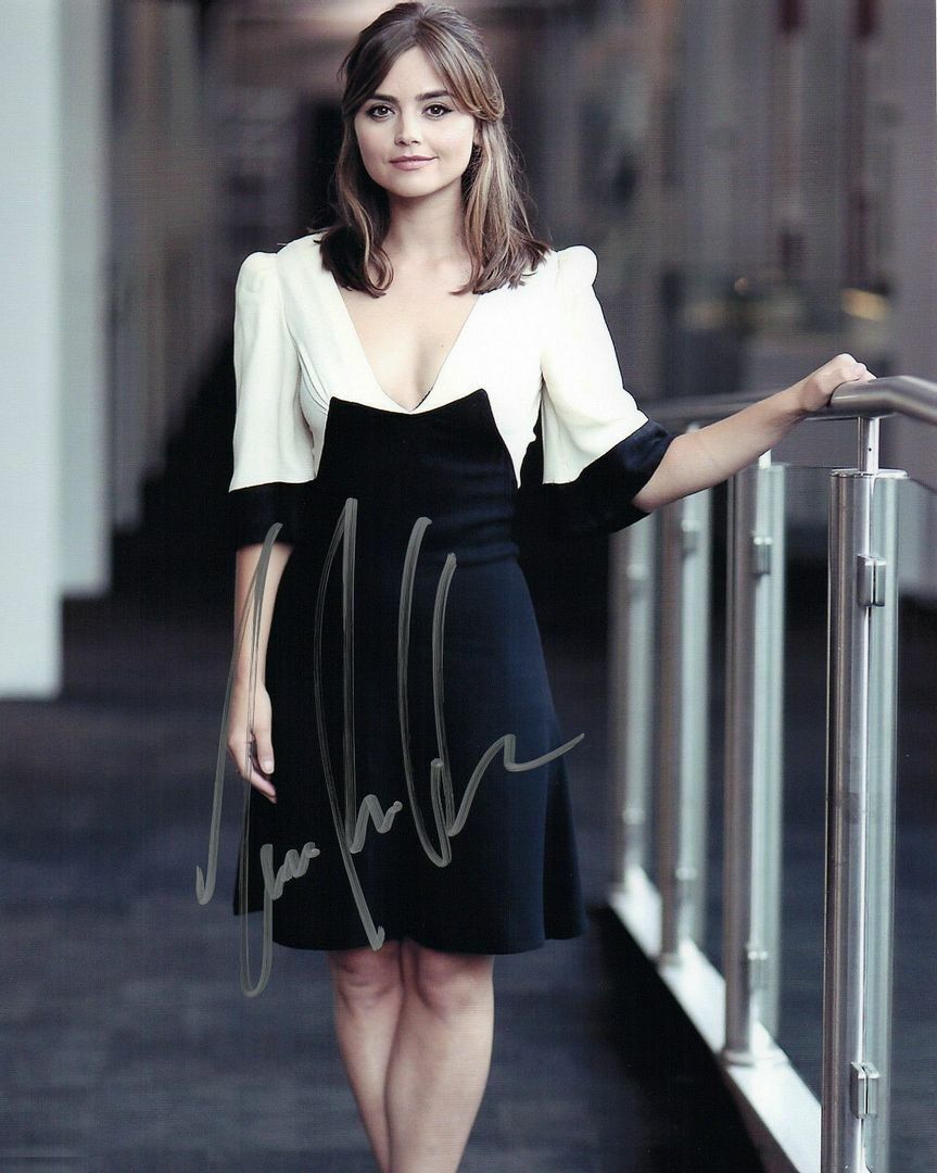 Jenna Louise Coleman Autograph Signed Photo Poster painting Print