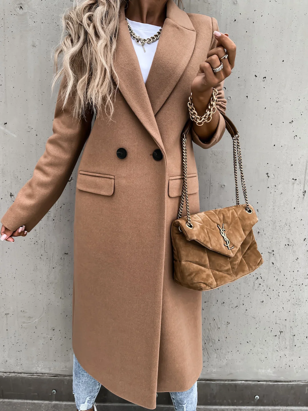 New Spring Autumn Mid-length Suit Jacket Women's Fashion Temperament Thin Thickened Coat Oversized Commuter Clothes Suit Blazer