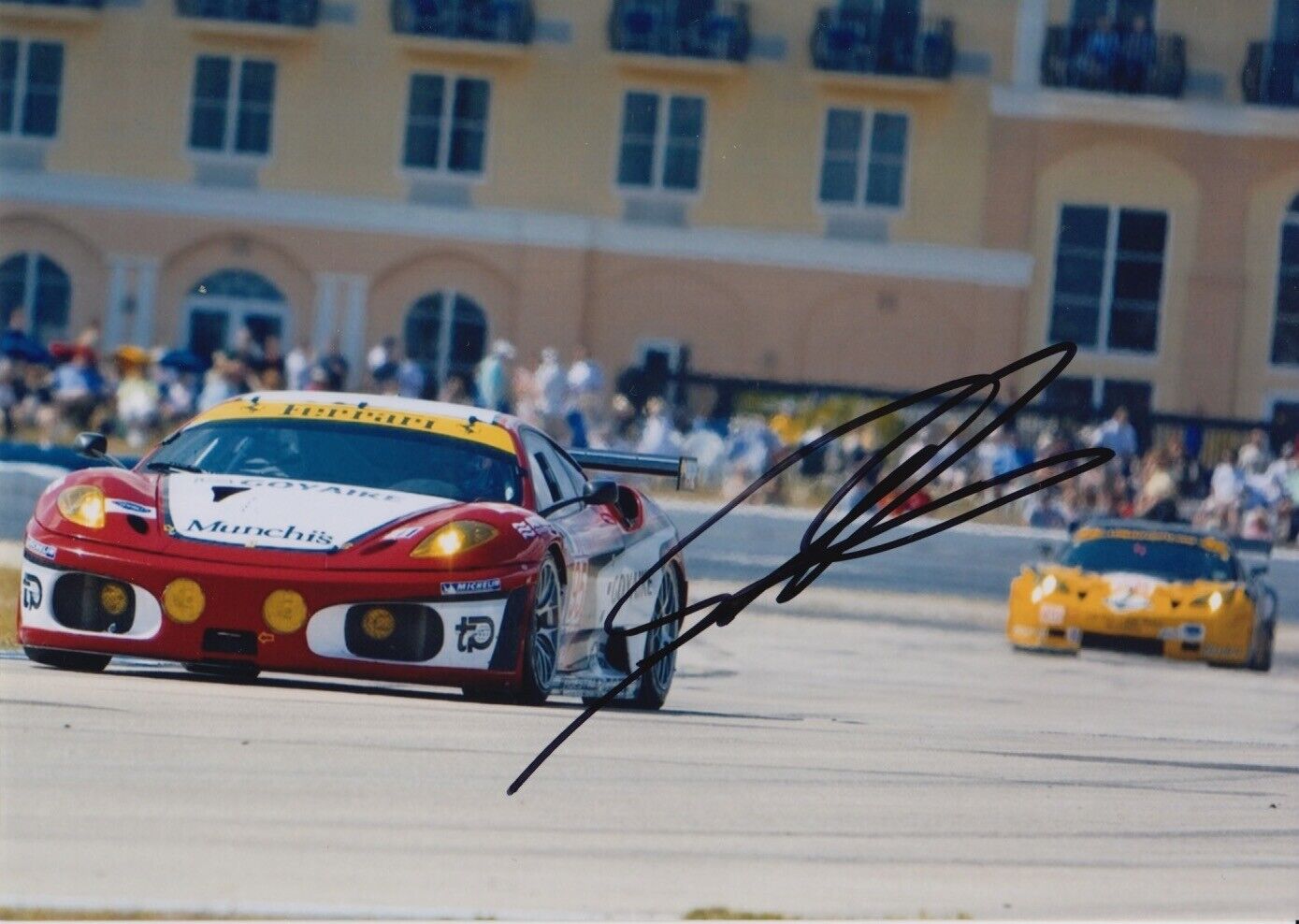 Gianmaria Bruni Hand Signed 7x5 Photo Poster painting - Le Mans Autograph 2.