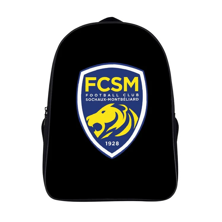 FC Sochaux-Montbéliard Sac À Dos Pour Ordinateur Portable À Deux Compartiments Sac À Dos Pour Étudiants De L'université